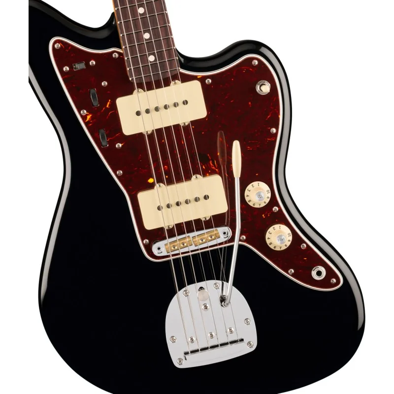 Fender American Professional Jazzmaster Rosewood Black vue de la table