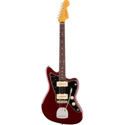 Fender American Professional Jazzmaster Rosewood Oxblood vue de face Fender American Professional Jazzmaster Rosewood Oxblood vue de face