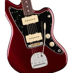 Fender American Professional Jazzmaster Rosewood Oxblood vue de la table Fender American Professional Jazzmaster Rosewood Oxblood vue de la table