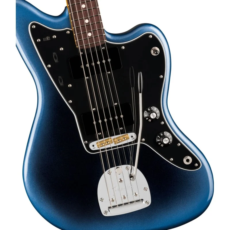 Fender American Professional Jazzmaster Rosewood Dark Night vue de la table