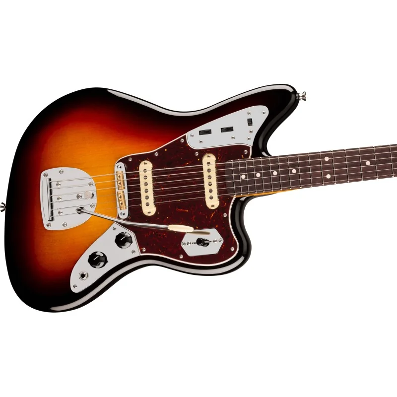 Fender American Professional Jaguar Rosewood 3-Color Sunburst vue de la table