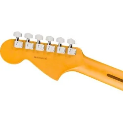 Fender American Professional Jaguar Rosewood Olympic White vue du dos de la tête Fender American Professional Jaguar Rosewood Olympic White vue du dos de la tête