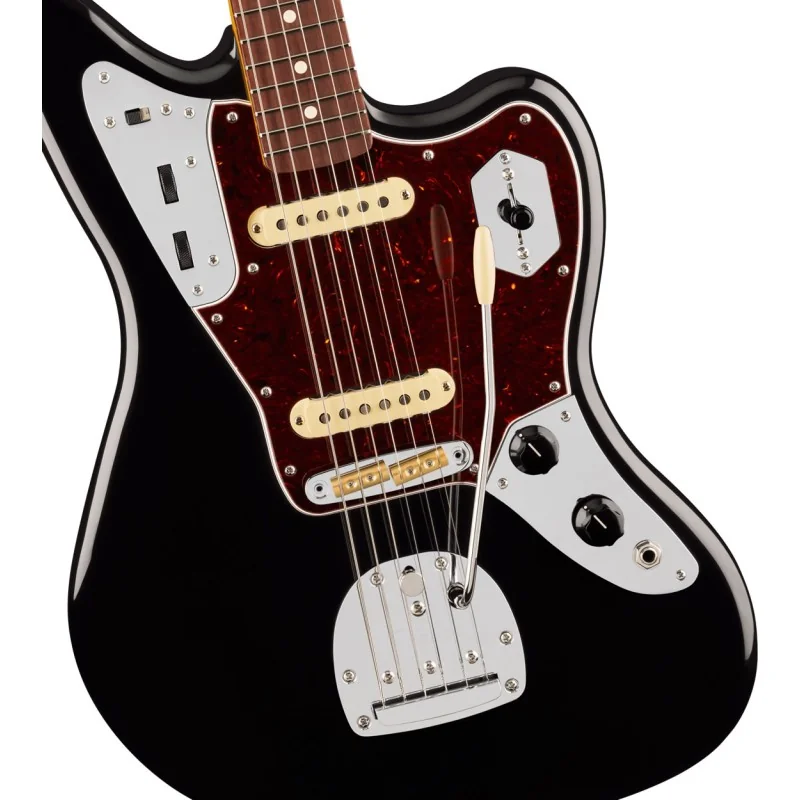 Fender American Professional Jaguar Rosewood Black vue de la table