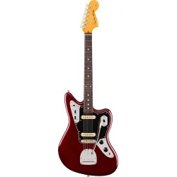 Fender American Professional Jaguar Rosewood Oxblood vue de face Fender American Professional Jaguar Rosewood Oxblood vue de face
