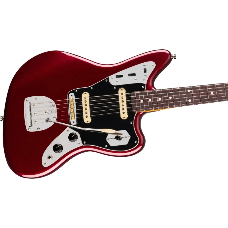 Fender American Professional Jaguar Rosewood Oxblood vue de la table