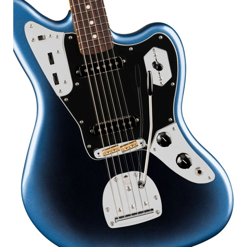 Fender American Professional Jaguar Rosewood Dark Night vue de la table