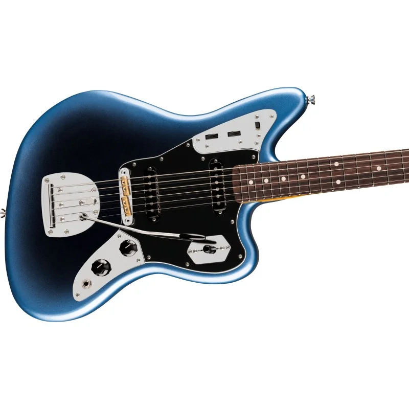 Fender American Professional Jaguar Rosewood Dark Night vue de la table
