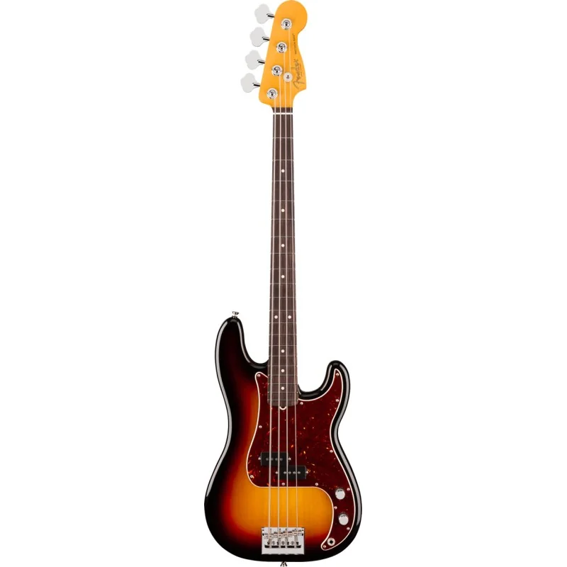 Fender American Professional Precision Bass Rosewood 3-Color Sunburst vue de face