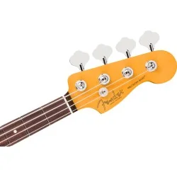 Fender American Professional Precision Bass Rosewood Olympic White vue de la tête Fender American Professional Precision Bass Rosewood Olympic White vue de la tête