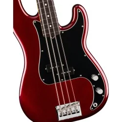 Fender American Professional Precision Bass Rosewood Oxblood vue de la table Fender American Professional Precision Bass Rosewood Oxblood vue de la table