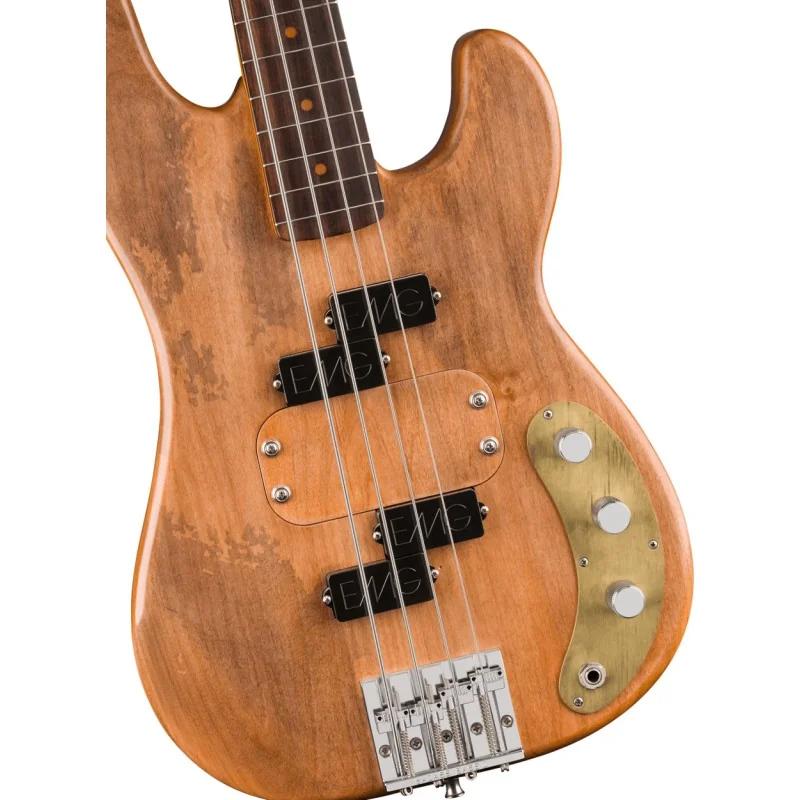 Fender Lee Sklar Precision Bass Rosewood Aged Natural vue de la table