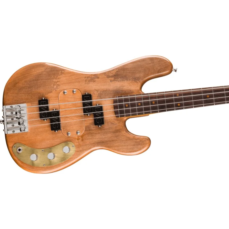 Fender Lee Sklar Precision Bass Rosewood Aged Natural vue de la table