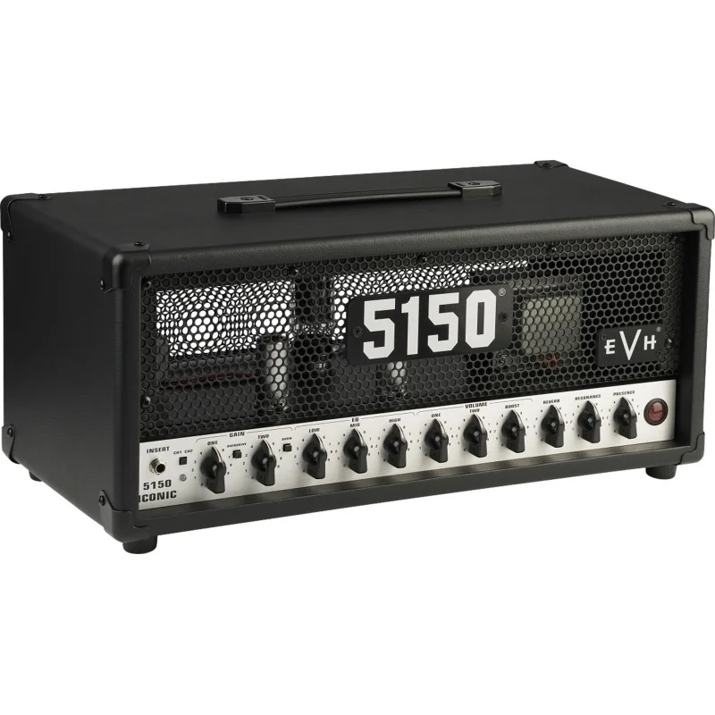 EVH 5150 Iconic Series 15W 6L6 Head Black 230V vue de côté