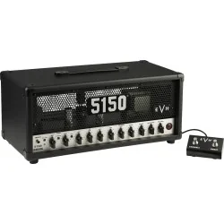 EVH 5150 Iconic Series 15W 6L6 Head Black 230V avec footswitch