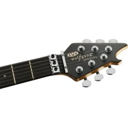 EVH Limited Edition Wolfgang Special Striped Series Distressed Ivory vue de la tête
