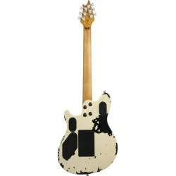 EVH Limited Edition Wolfgang Special Striped Series Distressed Ivory vue de dos