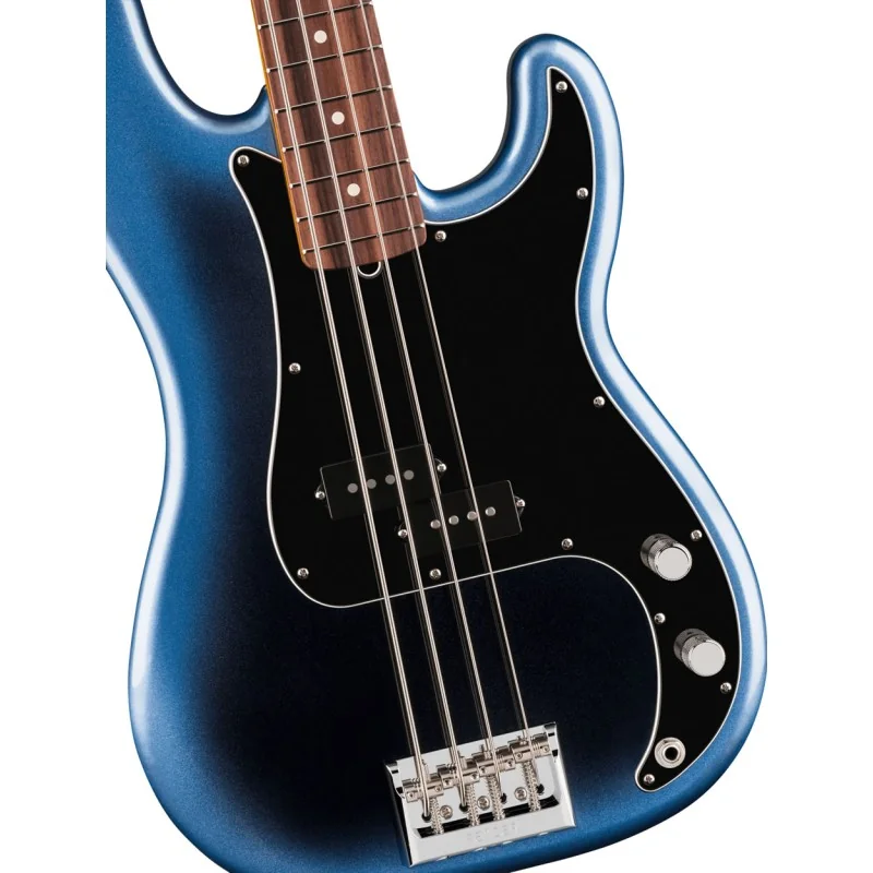 Fender American Professional Precision Bass Rosewood Dark Night vue de la table