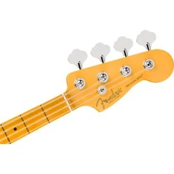 Fender American Professional Precision Bass Maple Olympic White vue de la tête Fender American Professional Precision Bass Maple Olympic White vue de la tête