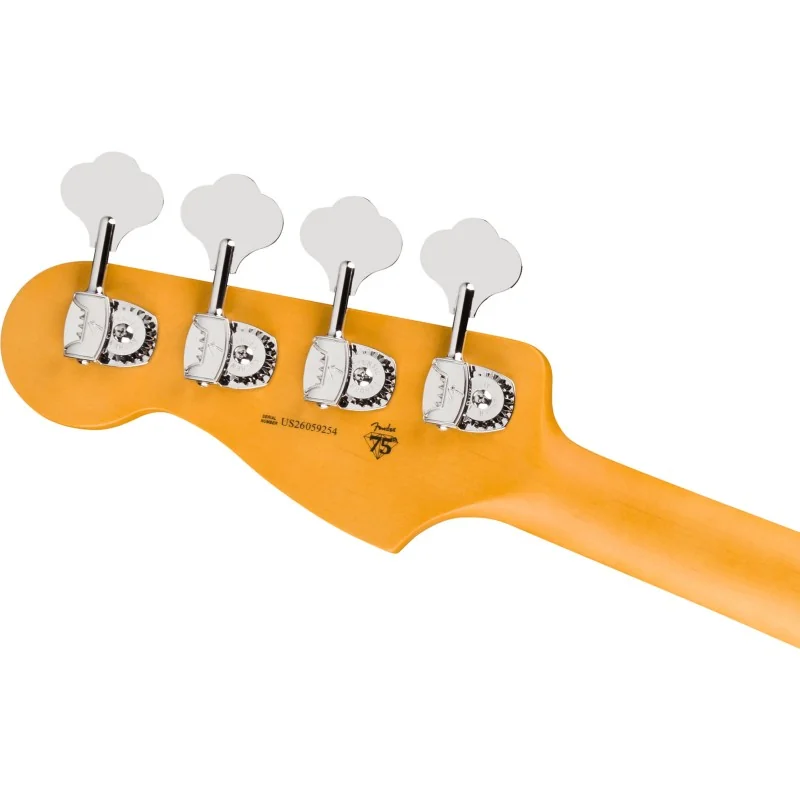 Fender American Professional Precision Bass Maple Olympic White vue du dos de la tête