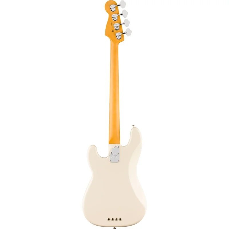 Fender American Professional Precision Bass Maple Olympic White vue de dos