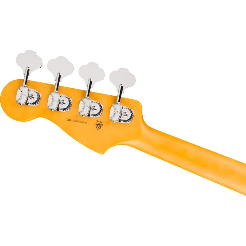 Fender American Professional Precision Bass Maple Aged Cherry Burst vue du dos de la tête