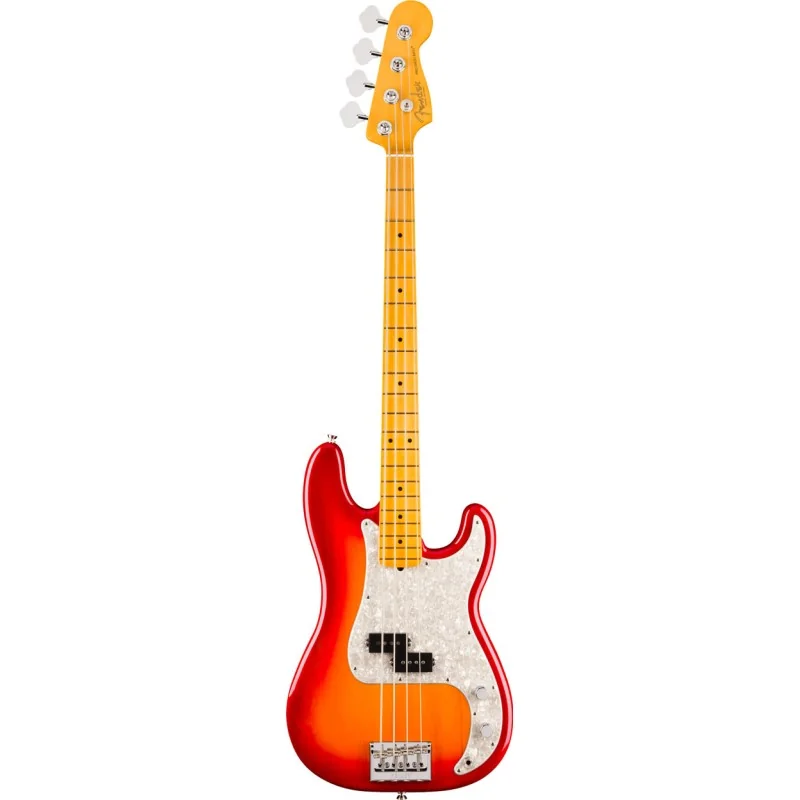 Fender American Professional Precision Bass Maple Aged Cherry Burst vue de face