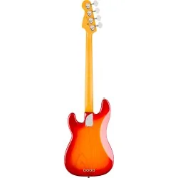 Fender American Professional Precision Bass Maple Aged Cherry Burst vue de dos Fender American Professional Precision Bass Maple Aged Cherry Burst vue de dos