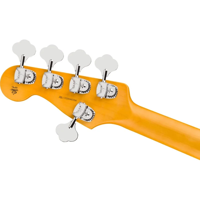 Fender American Professional Precision Bass V Maple 3-Color Sunburst vue du dos de la tête