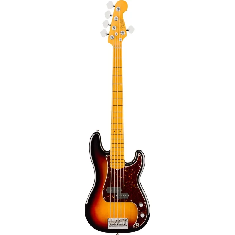 Fender American Professional Precision Bass V Maple 3-Color Sunburst vue de face