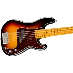 Fender American Professional Precision Bass V Maple 3-Color Sunburst vue de la table Fender American Professional Precision Bass V Maple 3-Color Sunburst vue de la table