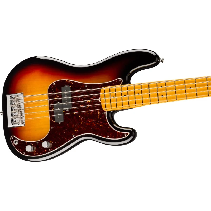 Fender American Professional Precision Bass V Maple 3-Color Sunburst vue de la table