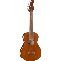 Fender Avalon Tenor Ukulele Natural vue de côté Fender Avalon Tenor Ukulele Natural vue de côté