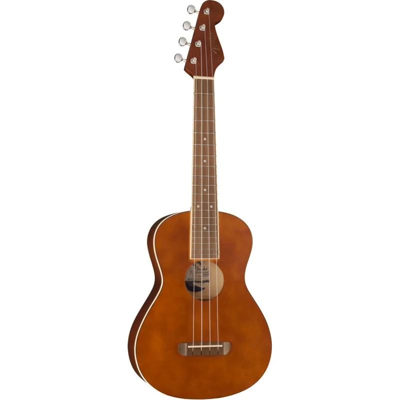 Fender Avalon Tenor Ukulele Natural vue de côté