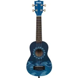 Kala Ukadelic Soprano Deep Blue vue de face Kala Ukadelic Soprano Deep Blue vue de face