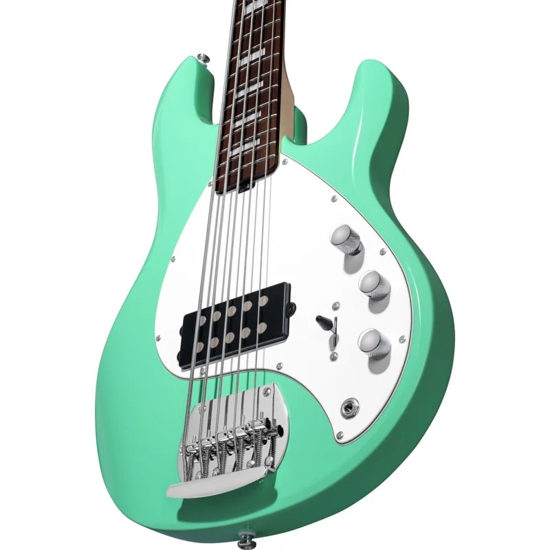 Sterling by Music Man StingRay5 Seafoam Green vue de la table