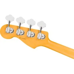 Fender American Professional Jazz Bass Rosewood 3-Color Sunburst vue du dos de la tête Fender American Professional Jazz Bass Rosewood 3-Color Sunburst vue du dos de la tête