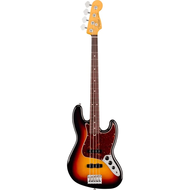 Fender American Professional Jazz Bass Rosewood 3-Color Sunburst vue de face