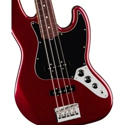 Fender American Professional Jazz Bass Rosewood Oxblood vue de la table Fender American Professional Jazz Bass Rosewood Oxblood vue de la table