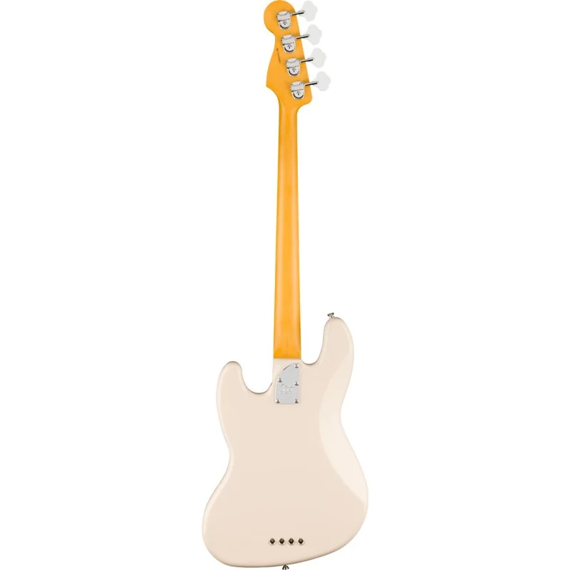 Fender American Professional Jazz Bass Maple Olympic White vue de dos