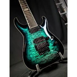 ESP E-II Horizon FR-7 Black Turquoise Burst - Occasion ESP E-II Horizon FR-7 Black Turquoise Burst - Occasion