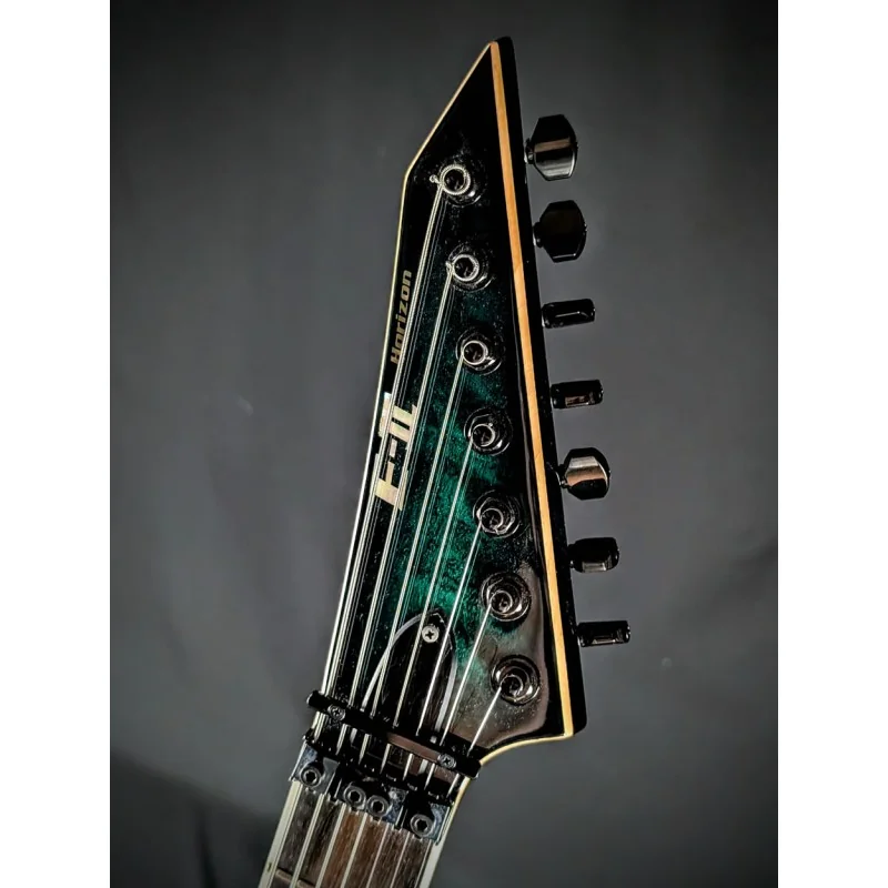 ESP E-II Horizon FR-7 Black Turquoise Burst - Occasion