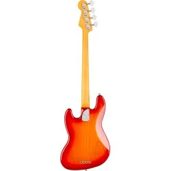 Fender American Professional Jazz Bass Maple Aged Cherry Burst vue de dos Fender American Professional Jazz Bass Maple Aged Cherry Burst vue de dos