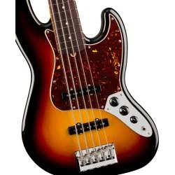 Fender American Professional Jazz Bass V Rosewood 3-Color Sunburst vue de la table Fender American Professional Jazz Bass V Rosewood 3-Color Sunburst vue de la table