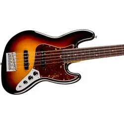 Fender American Professional Jazz Bass V Rosewood 3-Color Sunburst vue de la table Fender American Professional Jazz Bass V Rosewood 3-Color Sunburst vue de la table