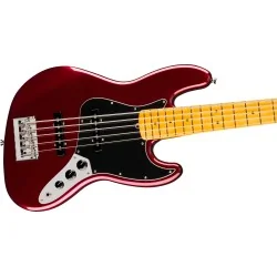 Fender American Professional Jazz Bass V Maple Fingerboard Oxblood vue de la table Fender American Professional Jazz Bass V Maple Fingerboard Oxblood vue de la table