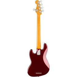Fender American Professional Jazz Bass V Maple Fingerboard Oxblood vue de dos Fender American Professional Jazz Bass V Maple Fingerboard Oxblood vue de dos