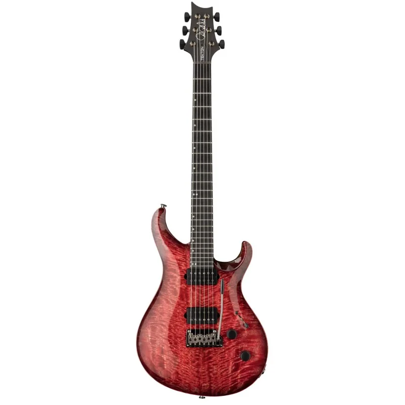 PRS Tekton T Fuchsia Aura vue de face