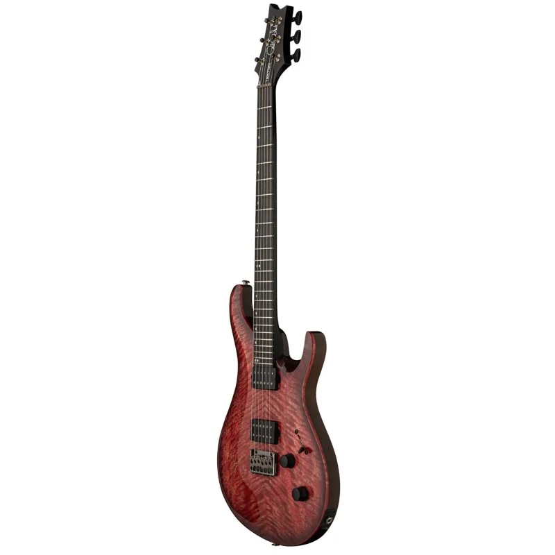 PRS Tekton Fuchsia Aura vue de côté