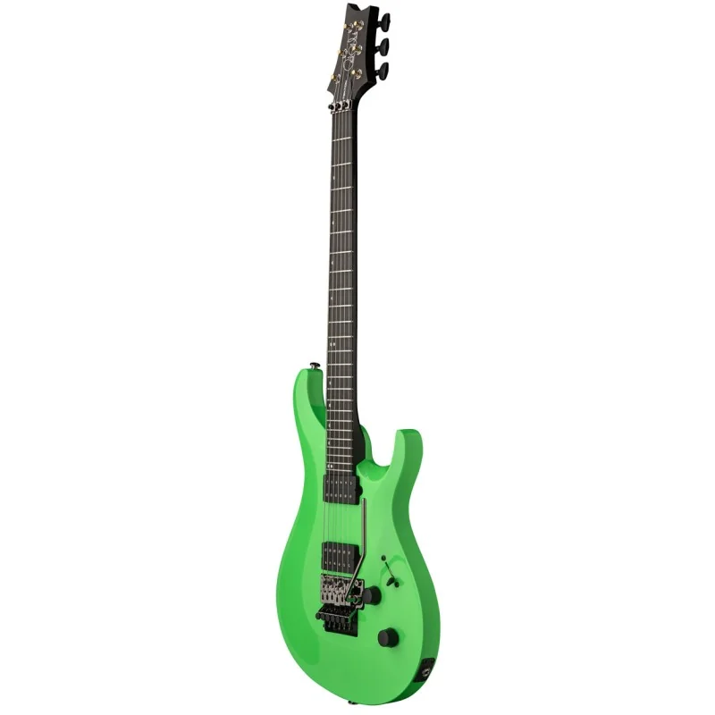 PRS Tekton Floyd Neon Green vue de côté