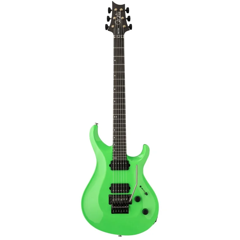 PRS Tekton Floyd Neon Green vue de face
